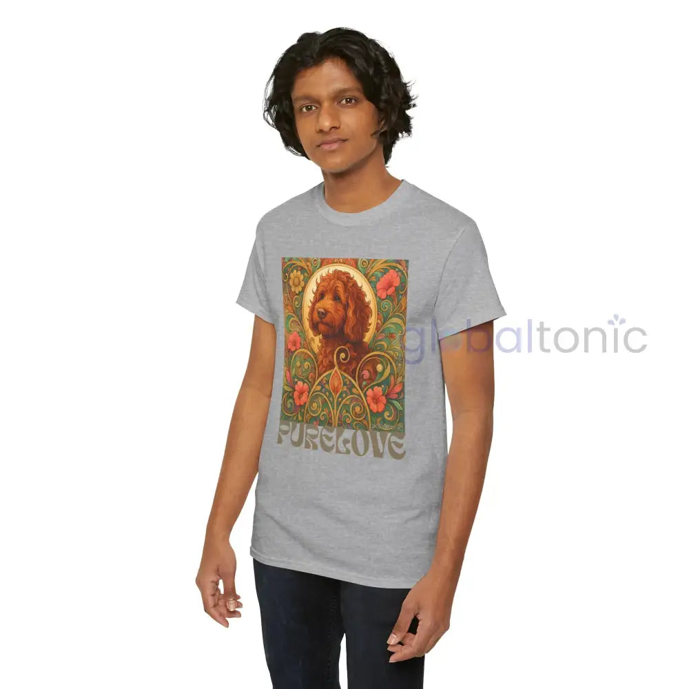 Red Cavapoo (Cavoodle) Vintage Graphic T-Shirt – Unisex Cotton Tee for Dog Lovers T-Shirt