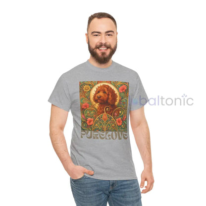 Red Cavapoo (Cavoodle) Vintage Graphic T-Shirt – Unisex Cotton Tee for Dog Lovers T-Shirt