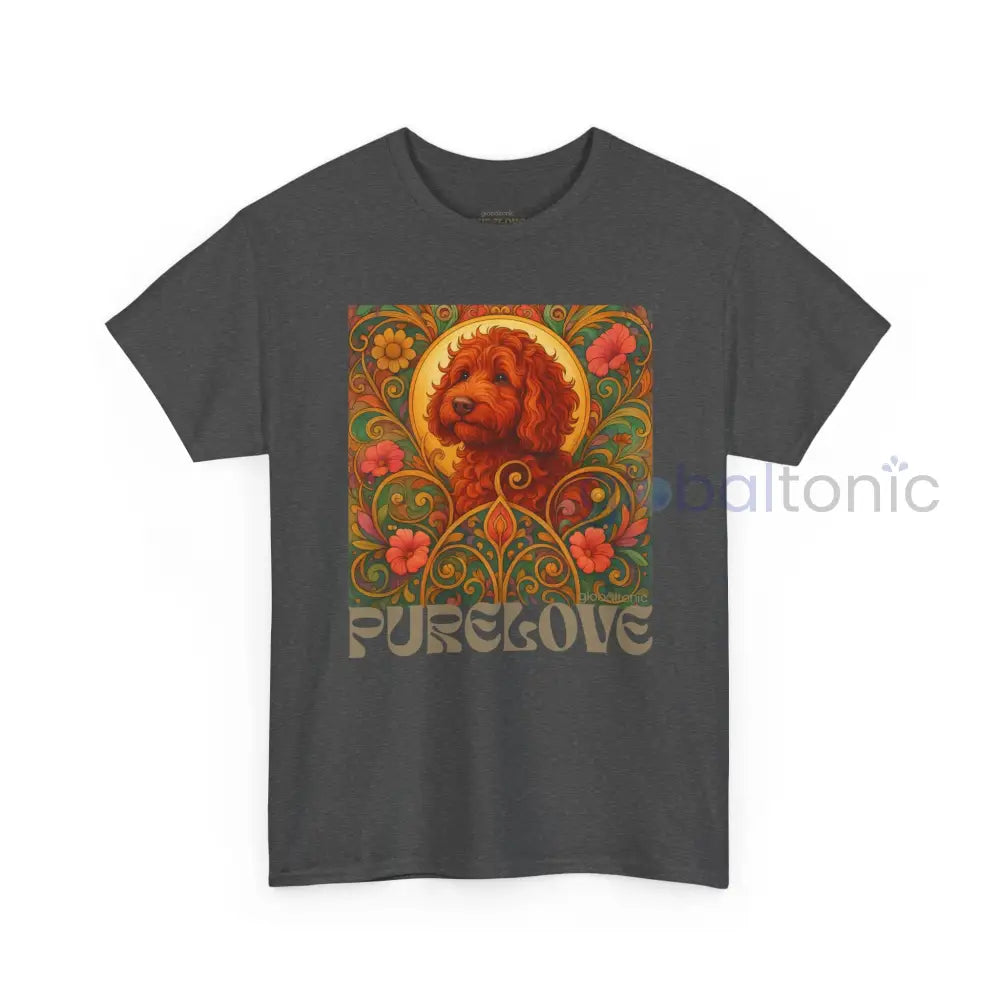 Red Cavapoo (Cavoodle) Vintage Graphic T-Shirt – Unisex Cotton Tee for Dog Lovers T-Shirt