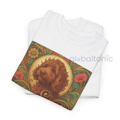 Red Cavapoo (Cavoodle) Vintage Graphic T-Shirt – Unisex Cotton Tee for Dog Lovers T-Shirt