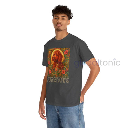 Red Cavapoo (Cavoodle) Vintage Graphic T-Shirt – Unisex Cotton Tee for Dog Lovers T-Shirt