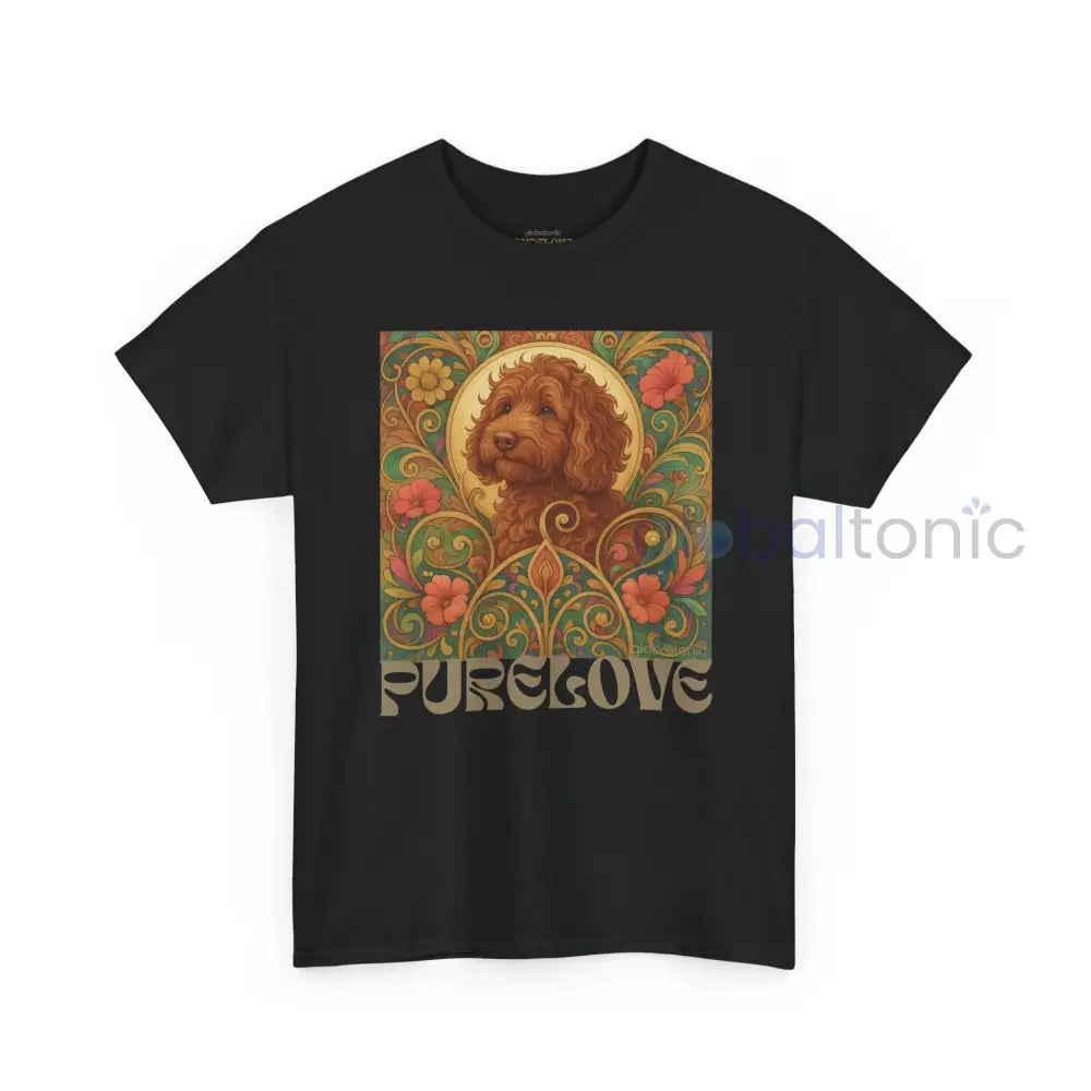 Red Cavapoo (Cavoodle) Vintage Graphic T-Shirt – Unisex Cotton Tee for Dog Lovers T-Shirt