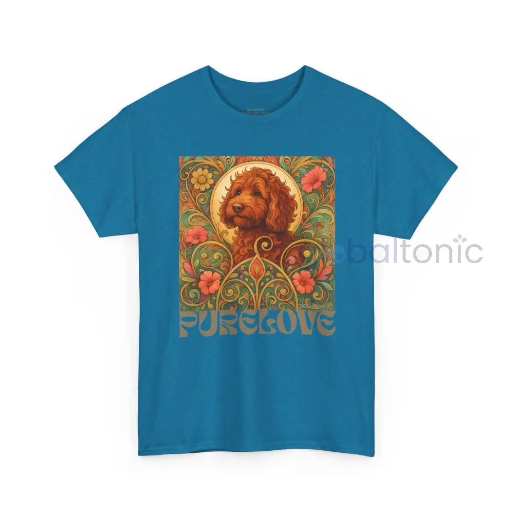 Red Cavapoo (Cavoodle) Vintage Graphic T-Shirt – Unisex Cotton Tee for Dog Lovers T-Shirt