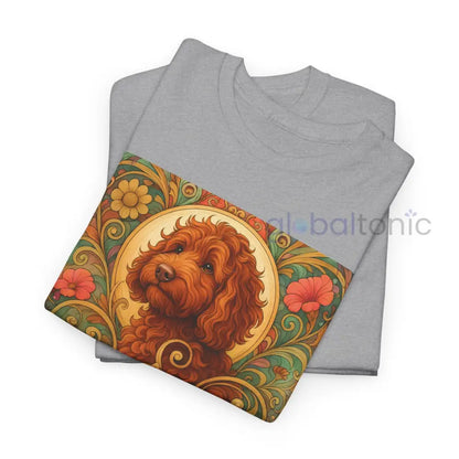 Red Cavapoo (Cavoodle) Vintage Graphic T-Shirt – Unisex Cotton Tee for Dog Lovers T-Shirt
