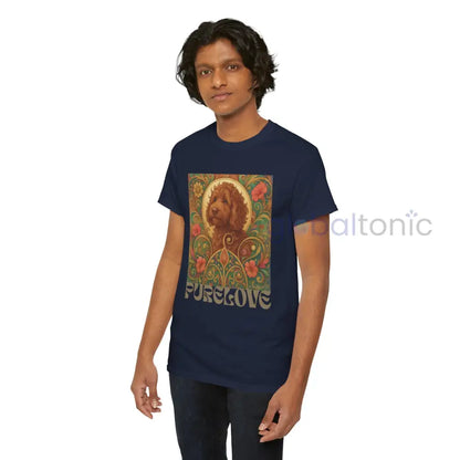 Red Cavapoo (Cavoodle) Vintage Graphic T-Shirt – Unisex Cotton Tee for Dog Lovers T-Shirt