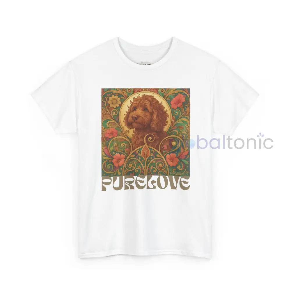 Red Cavapoo (Cavoodle) Vintage Graphic T-Shirt – Unisex Cotton Tee for Dog Lovers T-Shirt