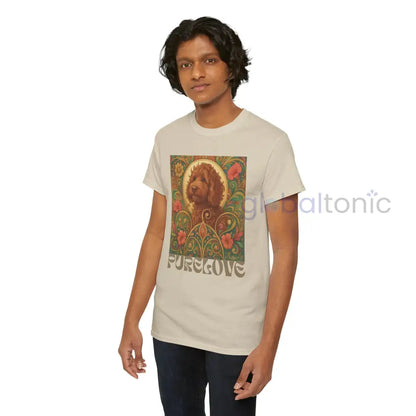 Red Cavapoo (Cavoodle) Vintage Graphic T-Shirt – Unisex Cotton Tee for Dog Lovers T-Shirt