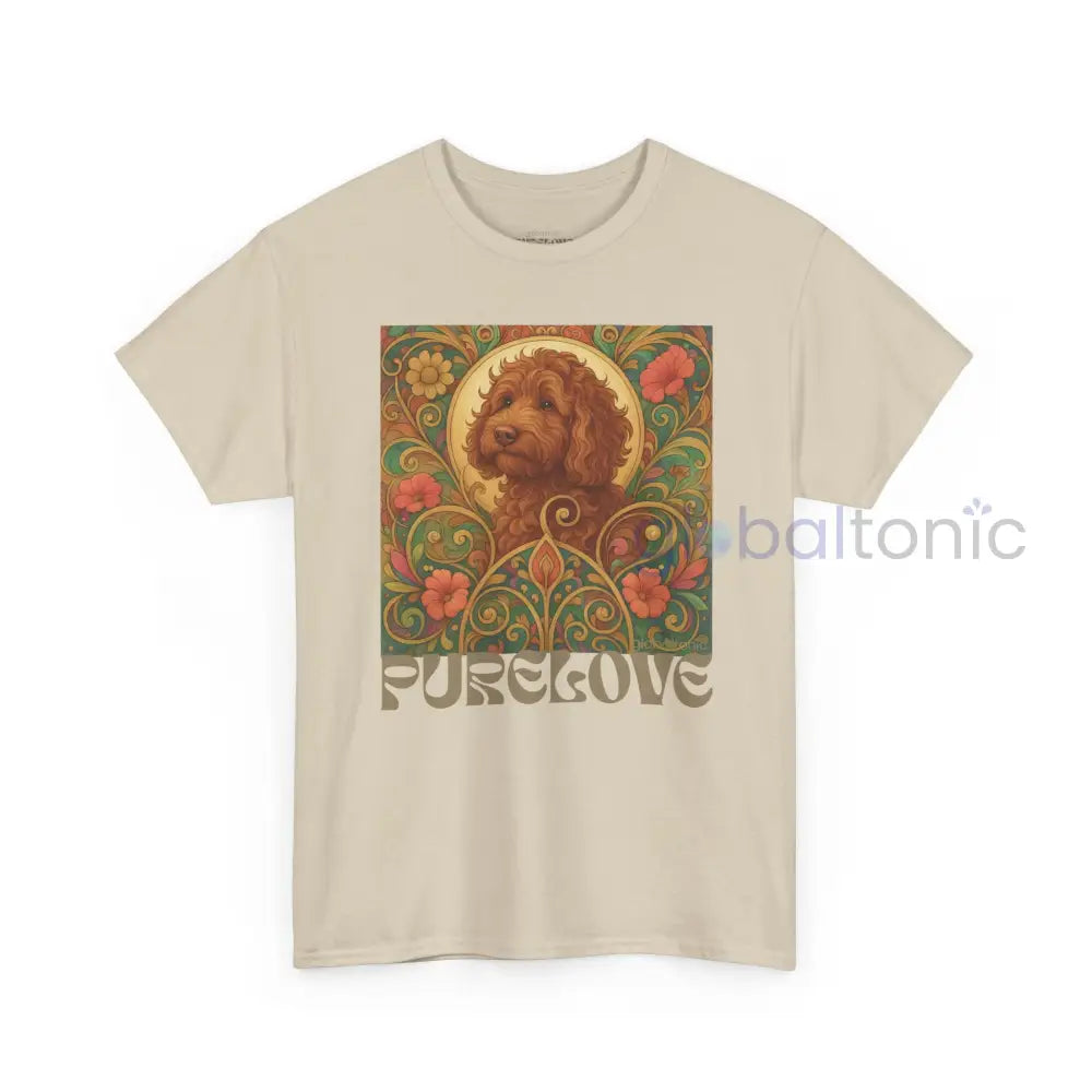 Red Cavapoo (Cavoodle) Vintage Graphic T-Shirt – Unisex Cotton Tee for Dog Lovers T-Shirt