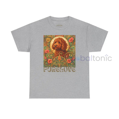 Red Cavapoo (Cavoodle) Vintage Graphic T-Shirt – Unisex Cotton Tee for Dog Lovers Sport Grey / S T-Shirt