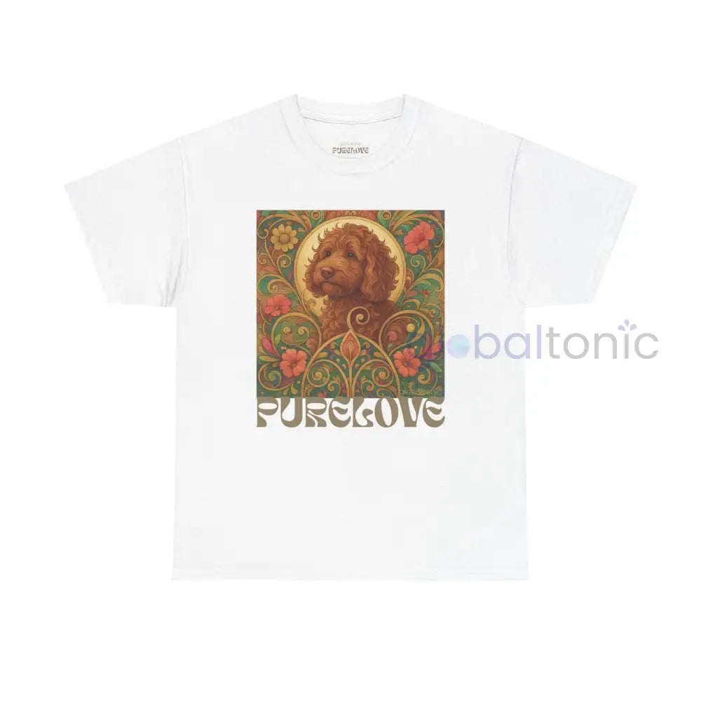 Red Cavapoo (Cavoodle) Vintage Graphic T-Shirt – Unisex Cotton Tee for Dog Lovers White / S T-Shirt
