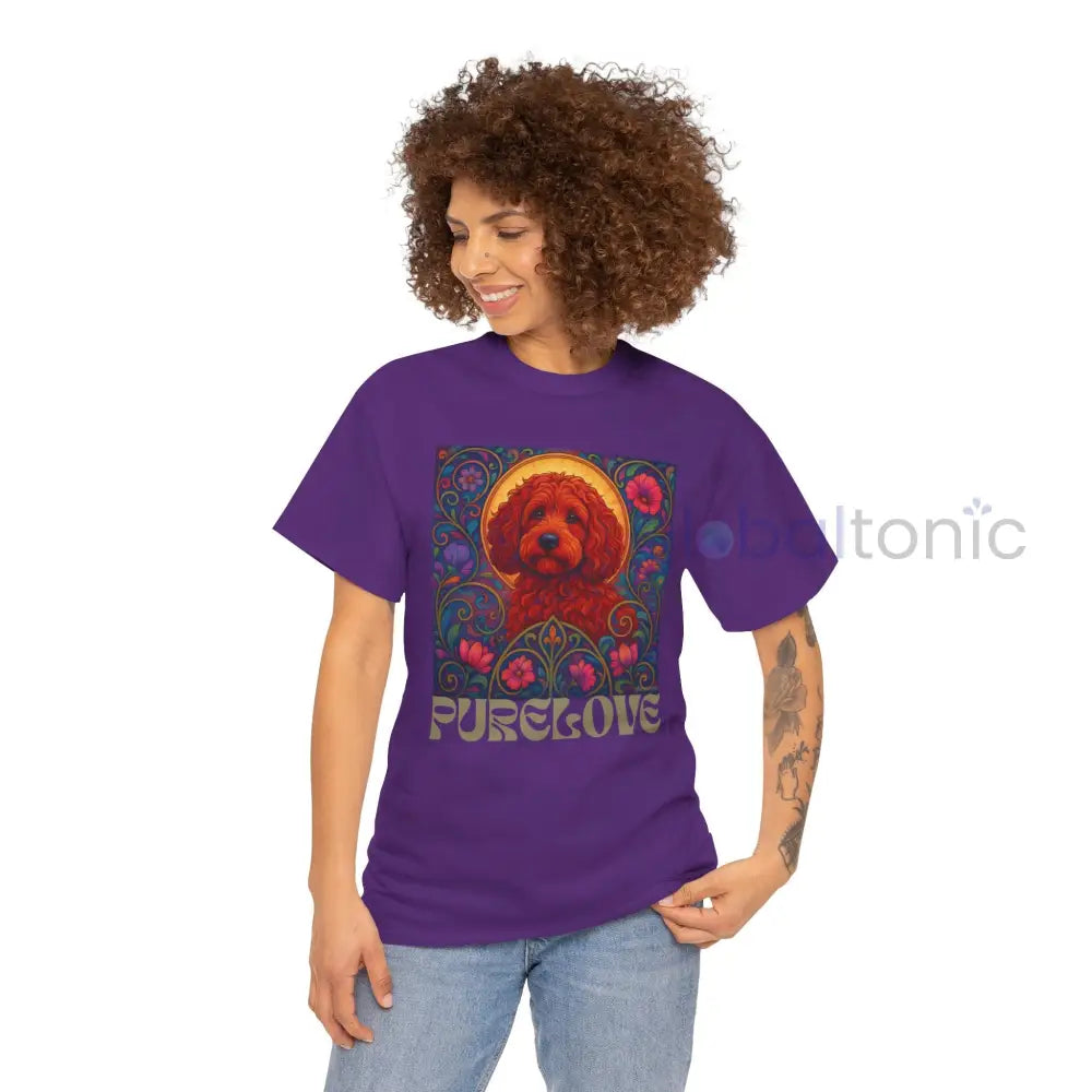 Red Cockapoo (Spoodle) Vintage Graphic T-Shirt – Unisex Cotton Tee for Dog Lovers T-Shirt