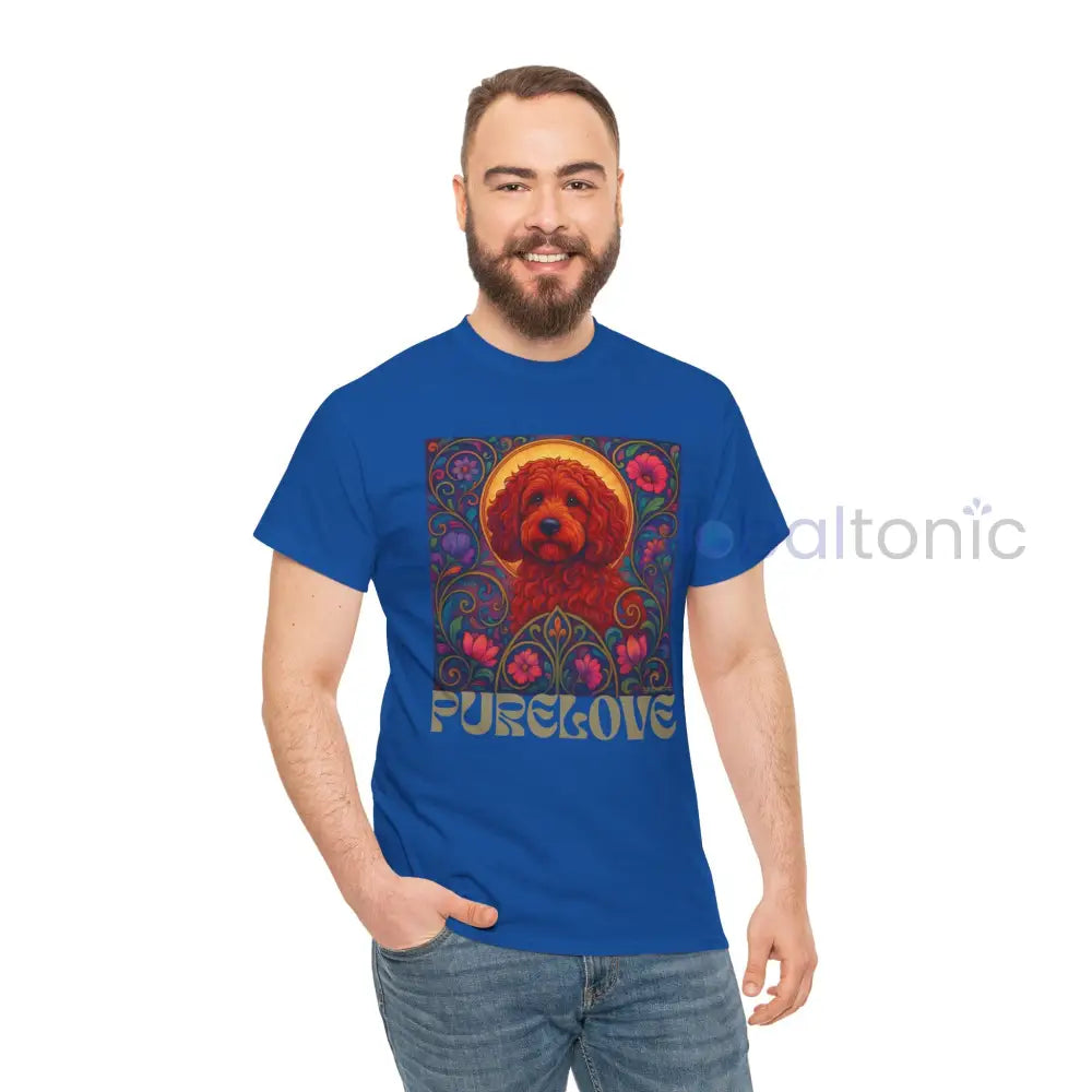 Red Cockapoo (Spoodle) Vintage Graphic T-Shirt – Unisex Cotton Tee for Dog Lovers T-Shirt