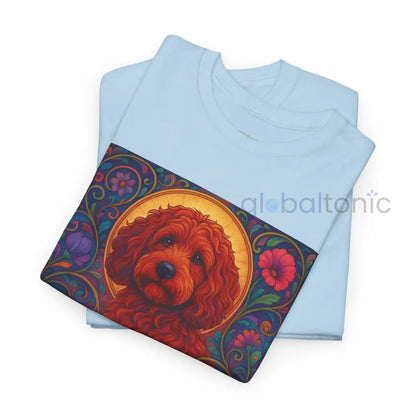 Red Cockapoo (Spoodle) Vintage Graphic T-Shirt – Unisex Cotton Tee for Dog Lovers T-Shirt