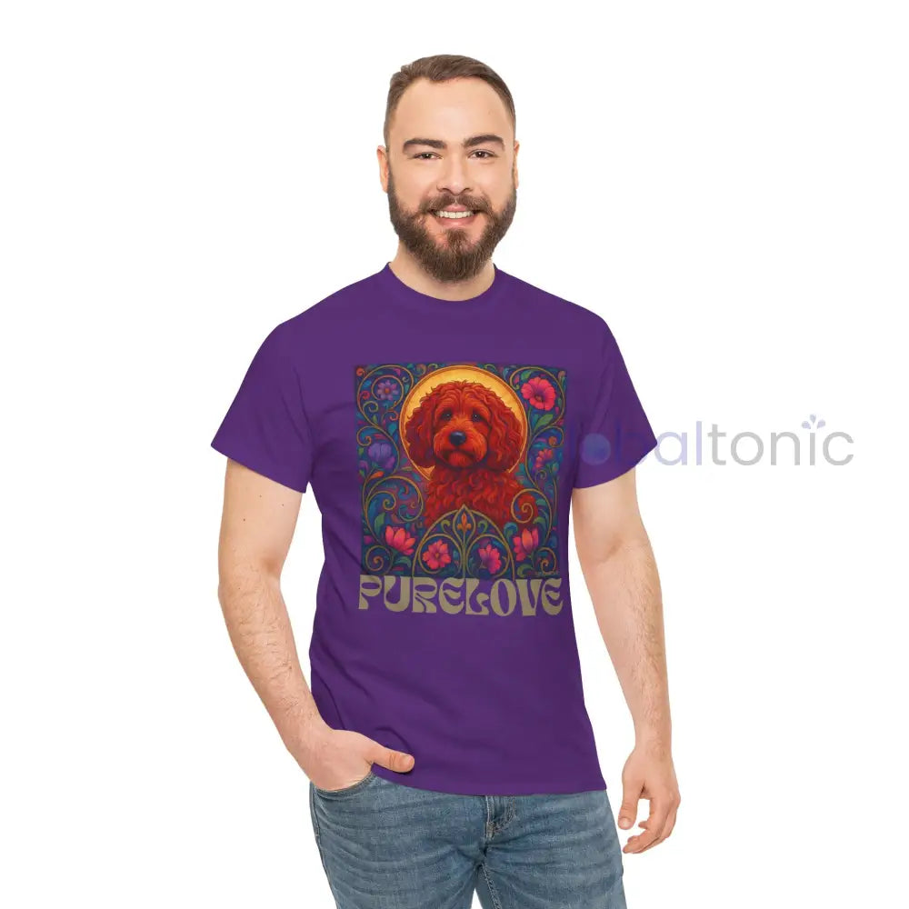 Red Cockapoo (Spoodle) Vintage Graphic T-Shirt – Unisex Cotton Tee for Dog Lovers T-Shirt