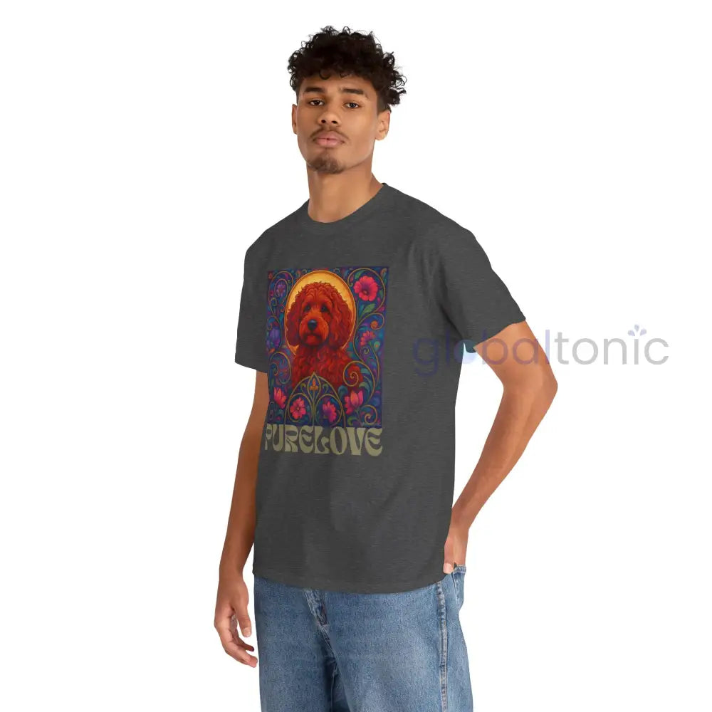 Red Cockapoo (Spoodle) Vintage Graphic T-Shirt – Unisex Cotton Tee for Dog Lovers T-Shirt