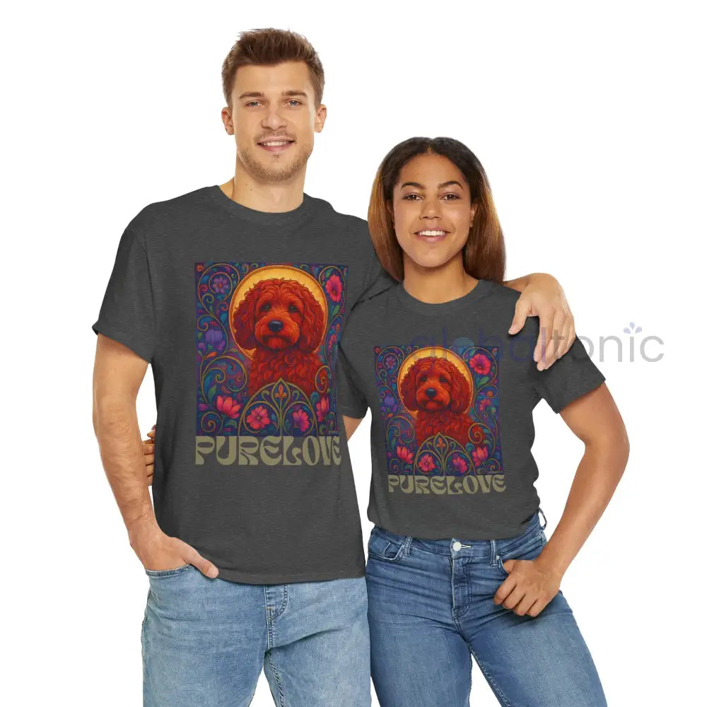 Red Cockapoo (Spoodle) Vintage Graphic T-Shirt – Unisex Cotton Tee for Dog Lovers T-Shirt