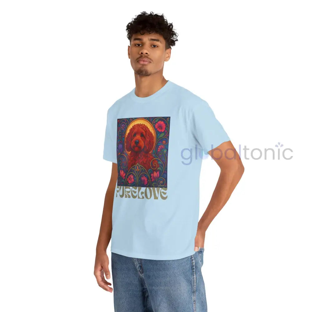 Red Cockapoo (Spoodle) Vintage Graphic T-Shirt – Unisex Cotton Tee for Dog Lovers T-Shirt