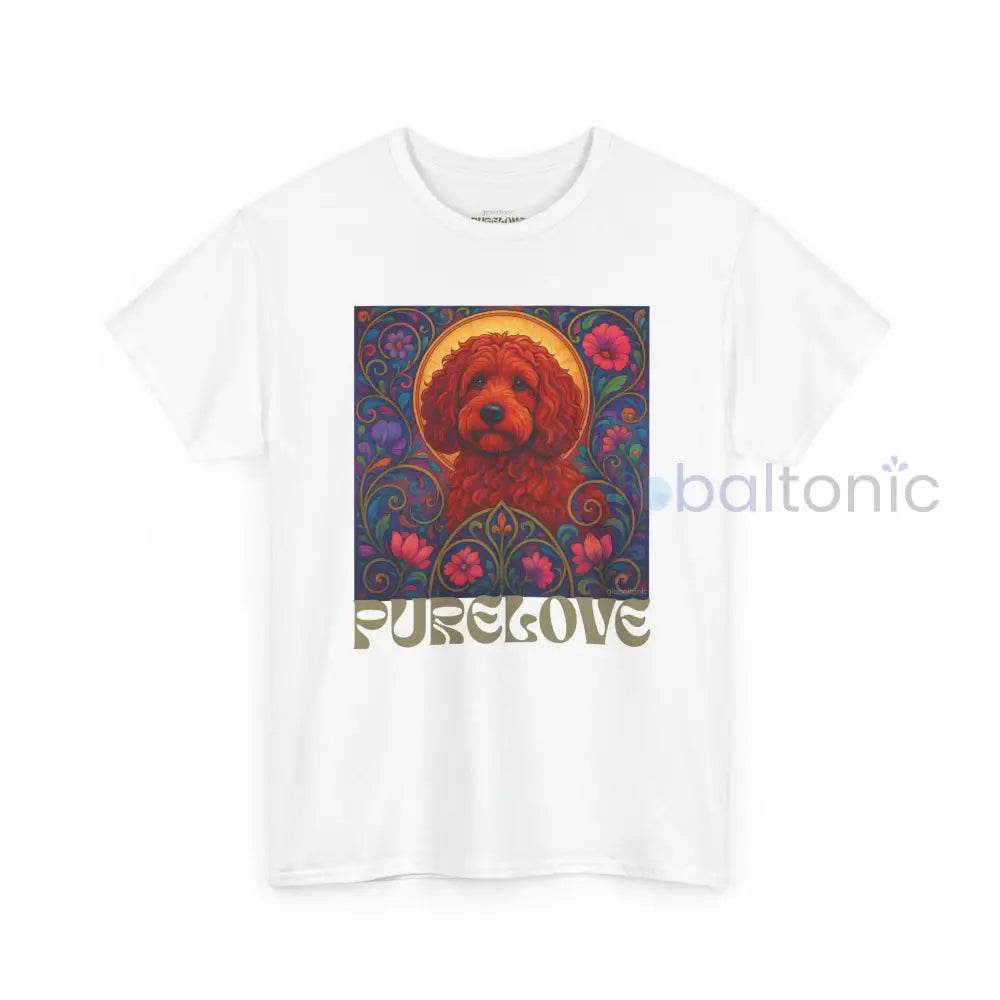 Red Cockapoo (Spoodle) Vintage Graphic T-Shirt – Unisex Cotton Tee for Dog Lovers T-Shirt