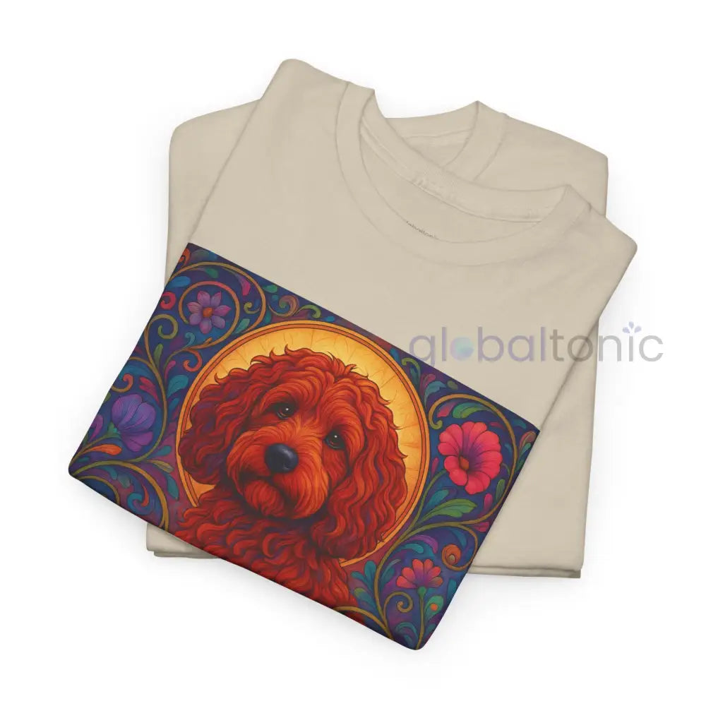 Red Cockapoo (Spoodle) Vintage Graphic T-Shirt – Unisex Cotton Tee for Dog Lovers T-Shirt