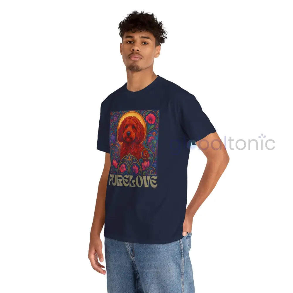 Red Cockapoo (Spoodle) Vintage Graphic T-Shirt – Unisex Cotton Tee for Dog Lovers T-Shirt