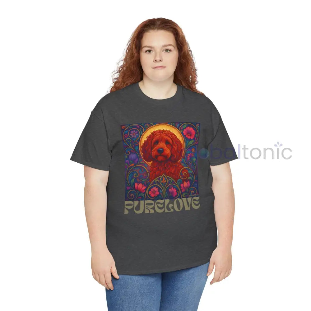 Red Cockapoo (Spoodle) Vintage Graphic T-Shirt – Unisex Cotton Tee for Dog Lovers T-Shirt