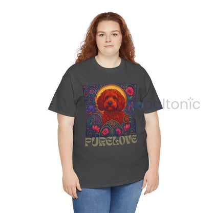 Red Cockapoo (Spoodle) Vintage Graphic T-Shirt – Unisex Cotton Tee for Dog Lovers T-Shirt