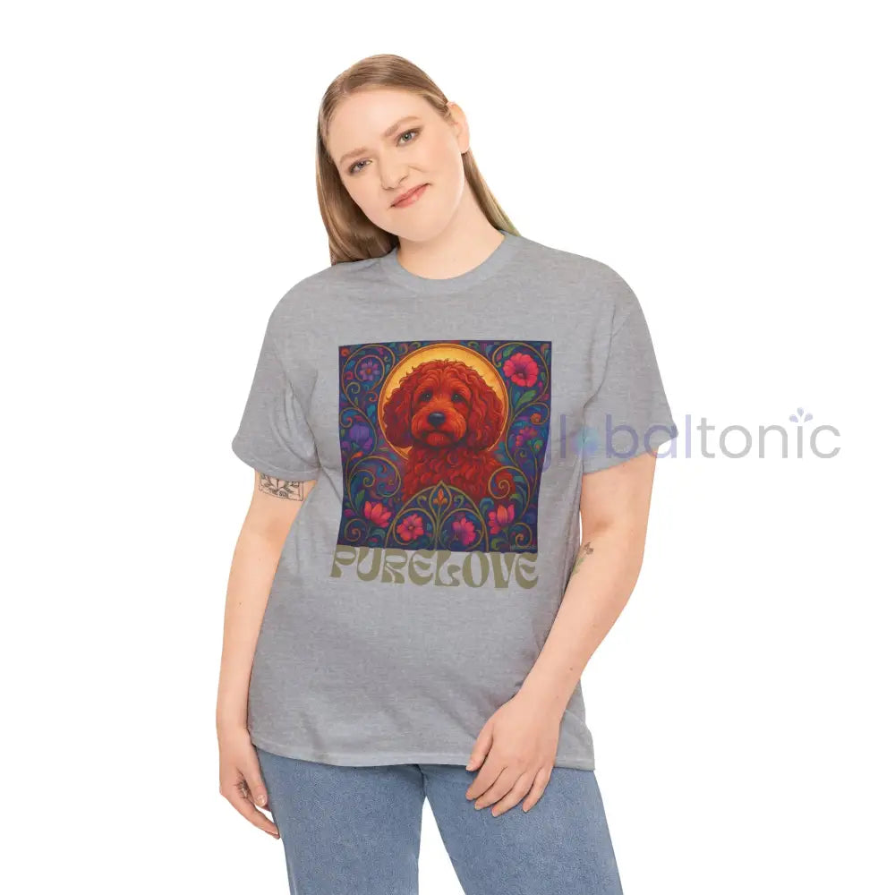 Red Cockapoo (Spoodle) Vintage Graphic T-Shirt – Unisex Cotton Tee for Dog Lovers T-Shirt