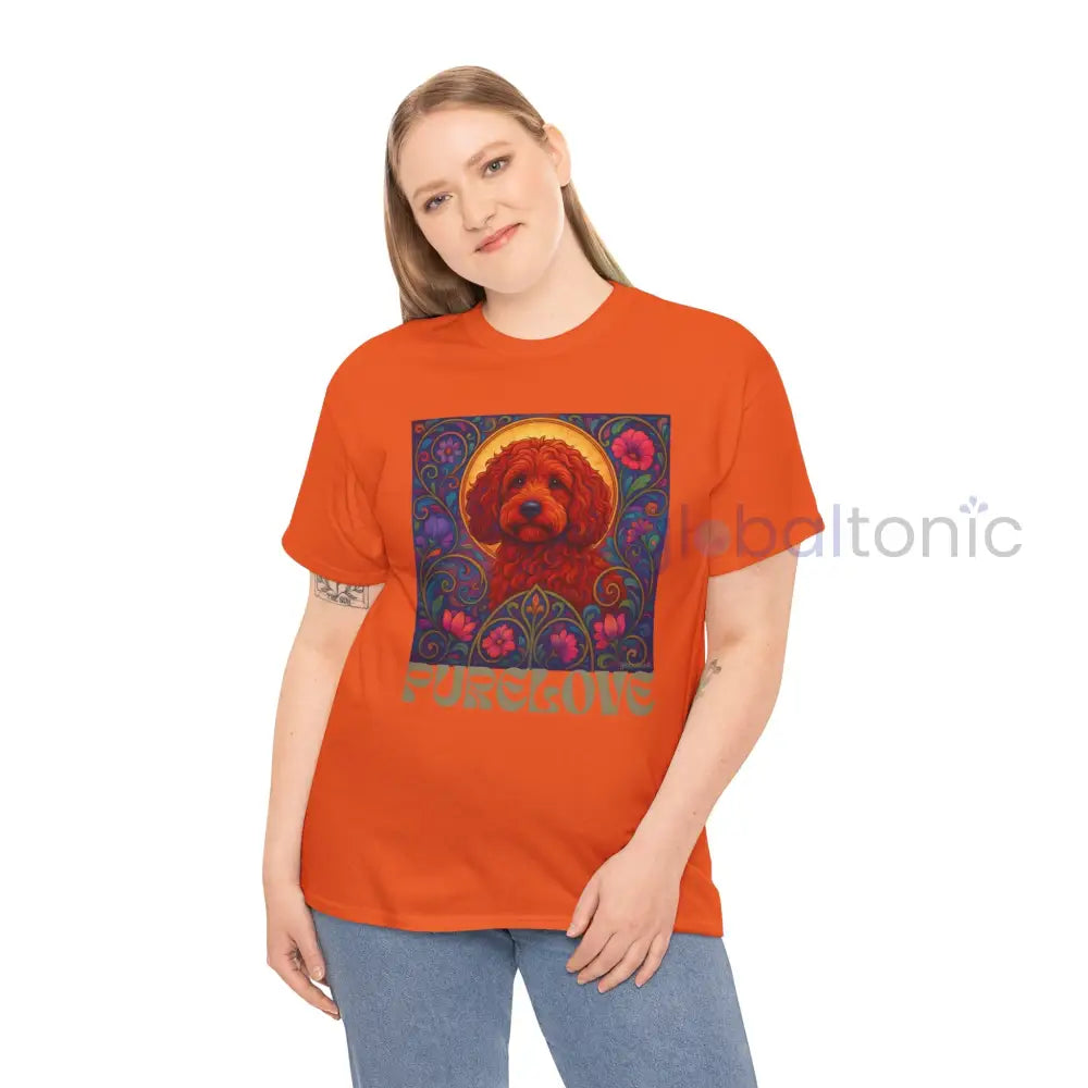Red Cockapoo (Spoodle) Vintage Graphic T-Shirt – Unisex Cotton Tee for Dog Lovers T-Shirt