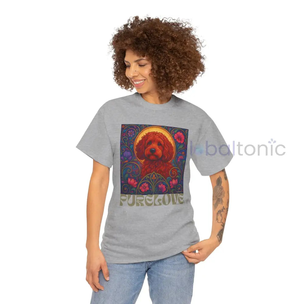 Red Cockapoo (Spoodle) Vintage Graphic T-Shirt – Unisex Cotton Tee for Dog Lovers T-Shirt