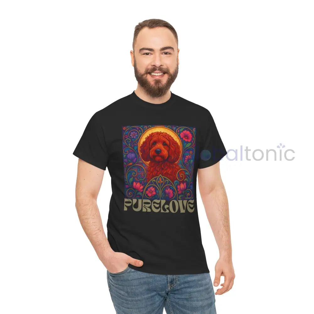 Red Cockapoo (Spoodle) Vintage Graphic T-Shirt – Unisex Cotton Tee for Dog Lovers T-Shirt