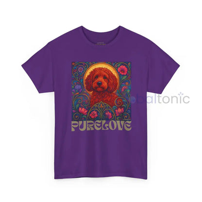 Red Cockapoo (Spoodle) Vintage Graphic T-Shirt – Unisex Cotton Tee for Dog Lovers T-Shirt