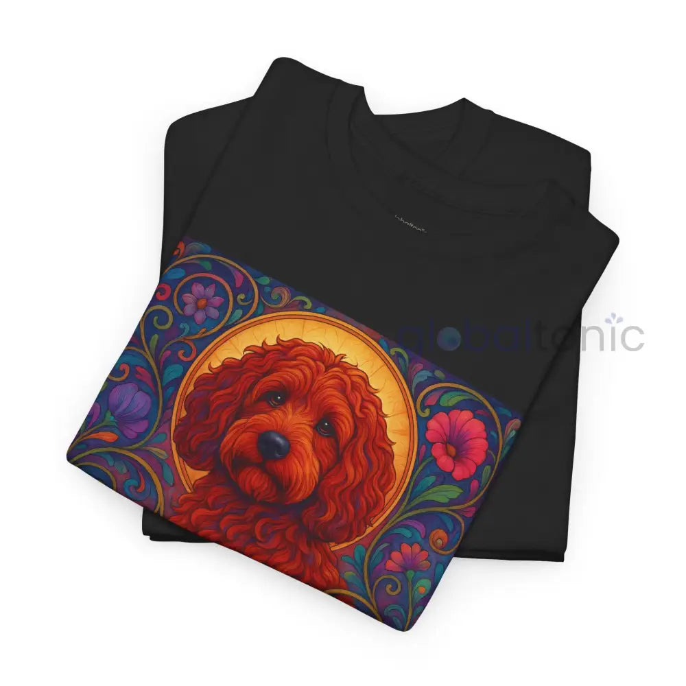 Red Cockapoo (Spoodle) Vintage Graphic T-Shirt – Unisex Cotton Tee for Dog Lovers T-Shirt