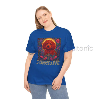 Red Cockapoo (Spoodle) Vintage Graphic T-Shirt – Unisex Cotton Tee for Dog Lovers T-Shirt