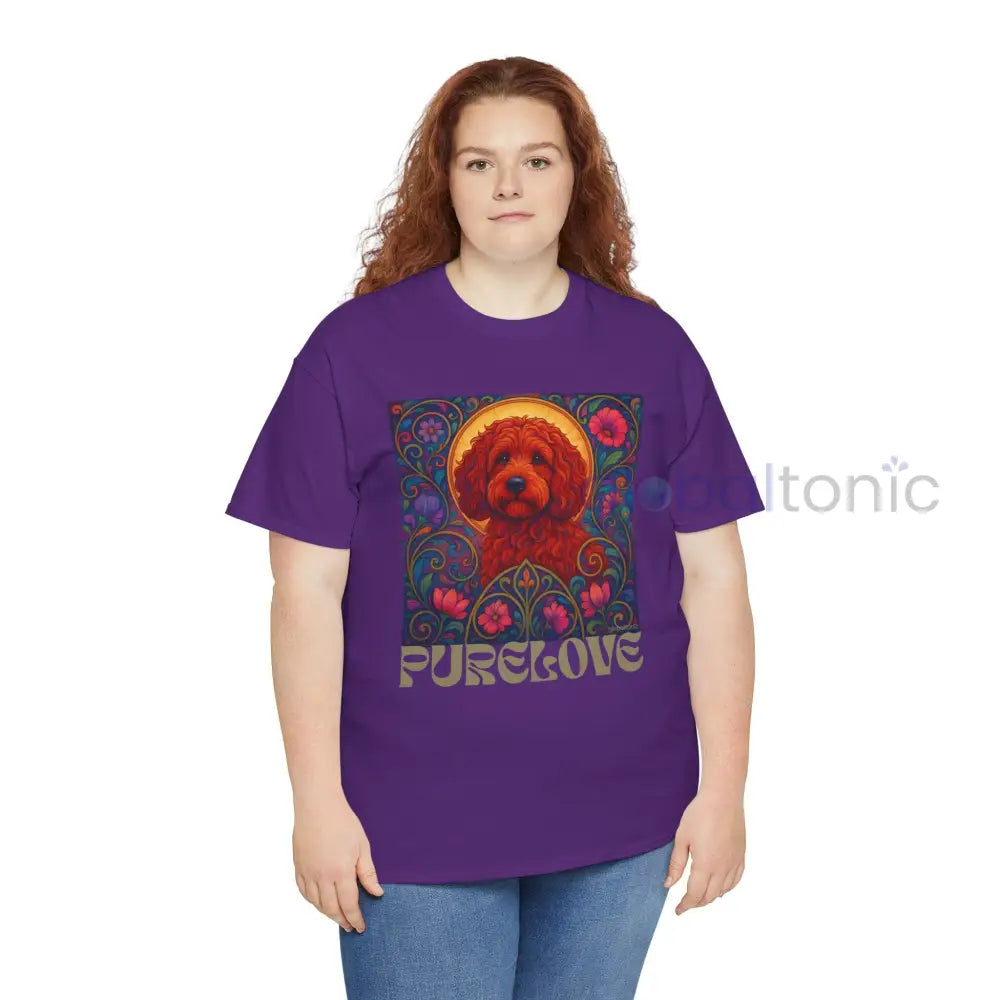 Red Cockapoo (Spoodle) Vintage Graphic T-Shirt – Unisex Cotton Tee for Dog Lovers T-Shirt