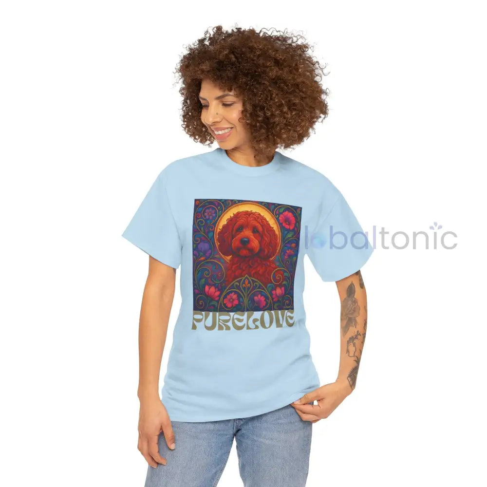 Red Cockapoo (Spoodle) Vintage Graphic T-Shirt – Unisex Cotton Tee for Dog Lovers T-Shirt