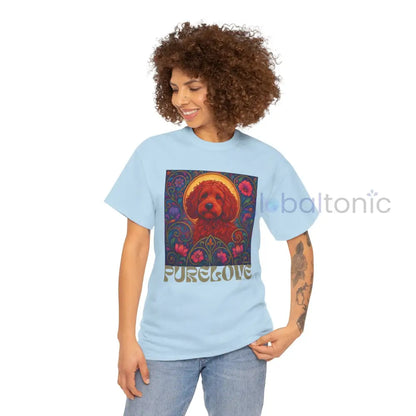 Red Cockapoo (Spoodle) Vintage Graphic T-Shirt – Unisex Cotton Tee for Dog Lovers T-Shirt