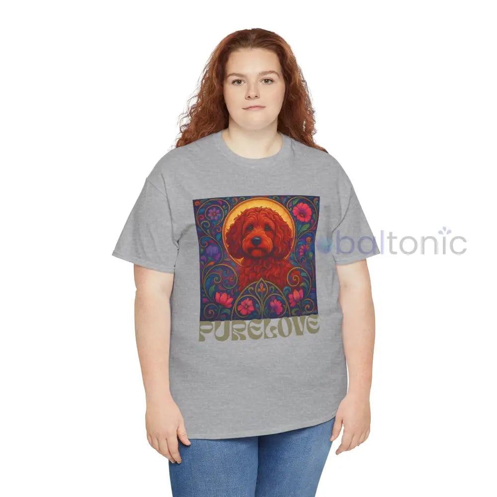 Red Cockapoo (Spoodle) Vintage Graphic T-Shirt – Unisex Cotton Tee for Dog Lovers T-Shirt