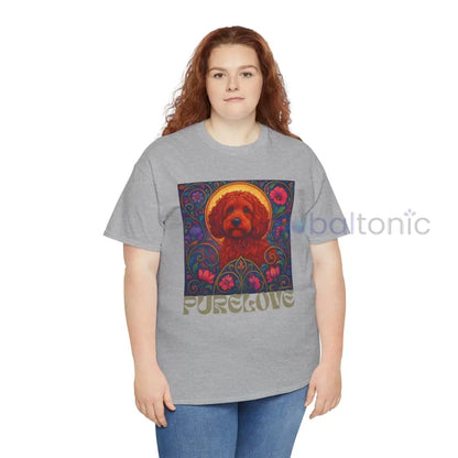 Red Cockapoo (Spoodle) Vintage Graphic T-Shirt – Unisex Cotton Tee for Dog Lovers T-Shirt