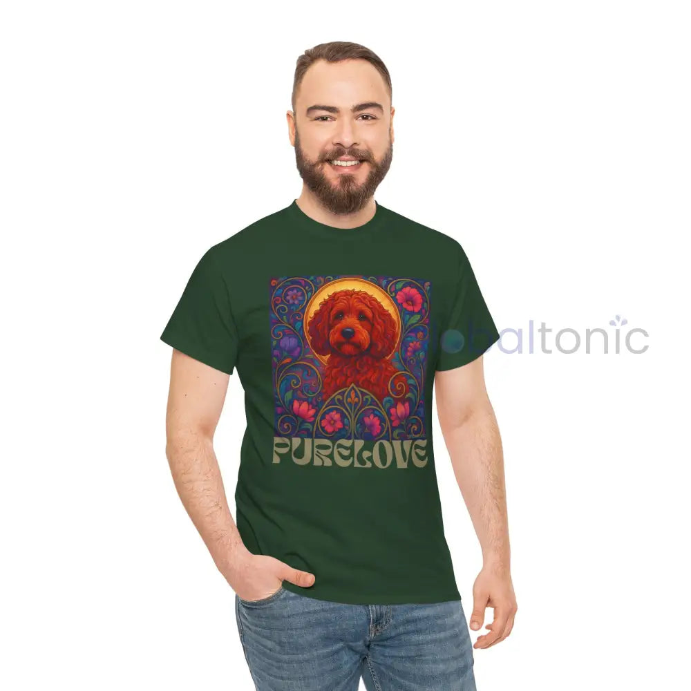 Red Cockapoo (Spoodle) Vintage Graphic T-Shirt – Unisex Cotton Tee for Dog Lovers T-Shirt