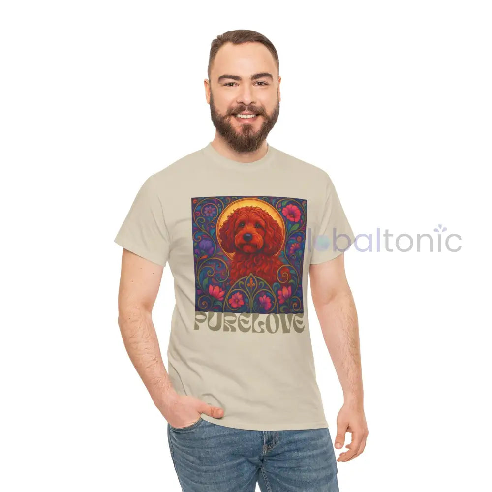 Red Cockapoo (Spoodle) Vintage Graphic T-Shirt – Unisex Cotton Tee for Dog Lovers T-Shirt