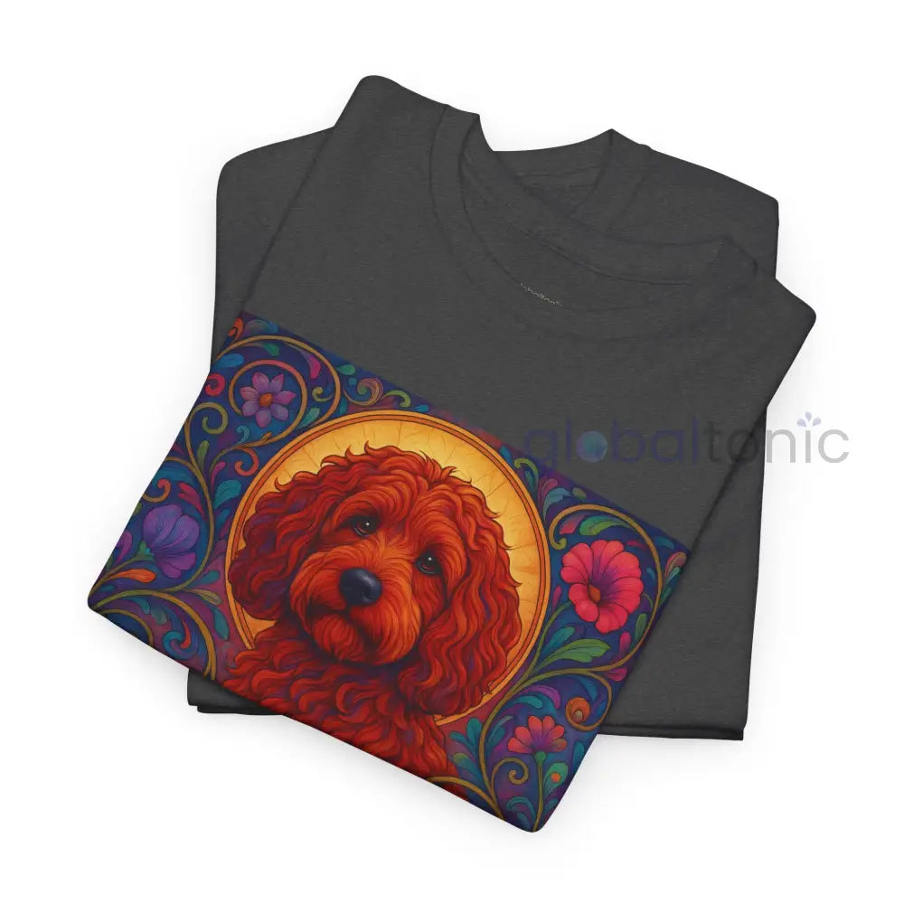 Red Cockapoo (Spoodle) Vintage Graphic T-Shirt – Unisex Cotton Tee for Dog Lovers T-Shirt
