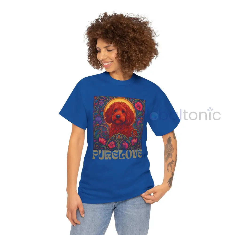 Red Cockapoo (Spoodle) Vintage Graphic T-Shirt – Unisex Cotton Tee for Dog Lovers T-Shirt
