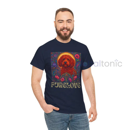 Red Cockapoo (Spoodle) Vintage Graphic T-Shirt – Unisex Cotton Tee for Dog Lovers T-Shirt