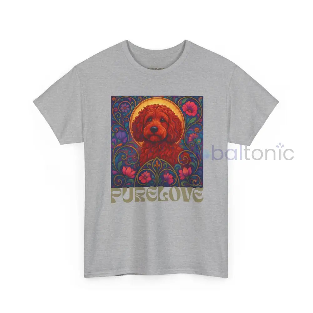 Red Cockapoo (Spoodle) Vintage Graphic T-Shirt – Unisex Cotton Tee for Dog Lovers T-Shirt