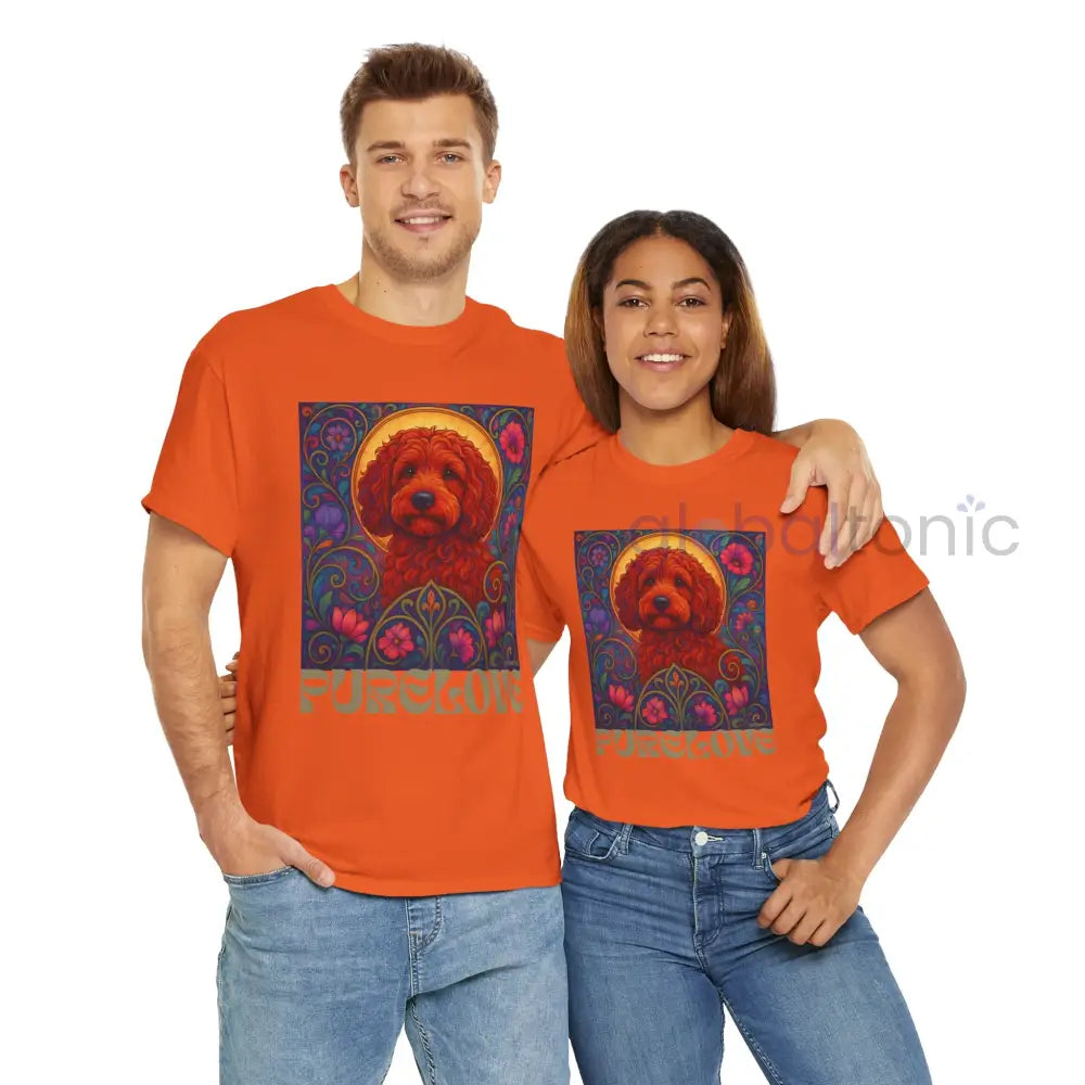 Red Cockapoo (Spoodle) Vintage Graphic T-Shirt – Unisex Cotton Tee for Dog Lovers T-Shirt
