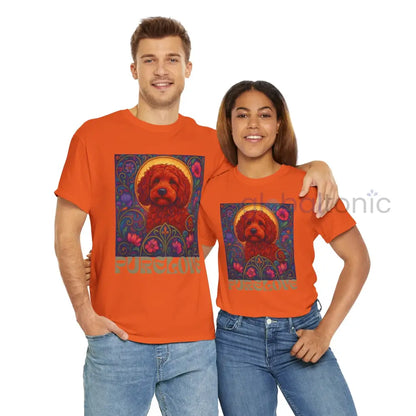 Red Cockapoo (Spoodle) Vintage Graphic T-Shirt – Unisex Cotton Tee for Dog Lovers T-Shirt