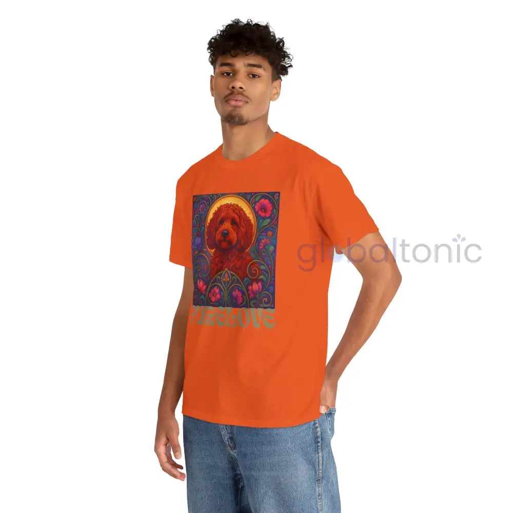 Red Cockapoo (Spoodle) Vintage Graphic T-Shirt – Unisex Cotton Tee for Dog Lovers T-Shirt