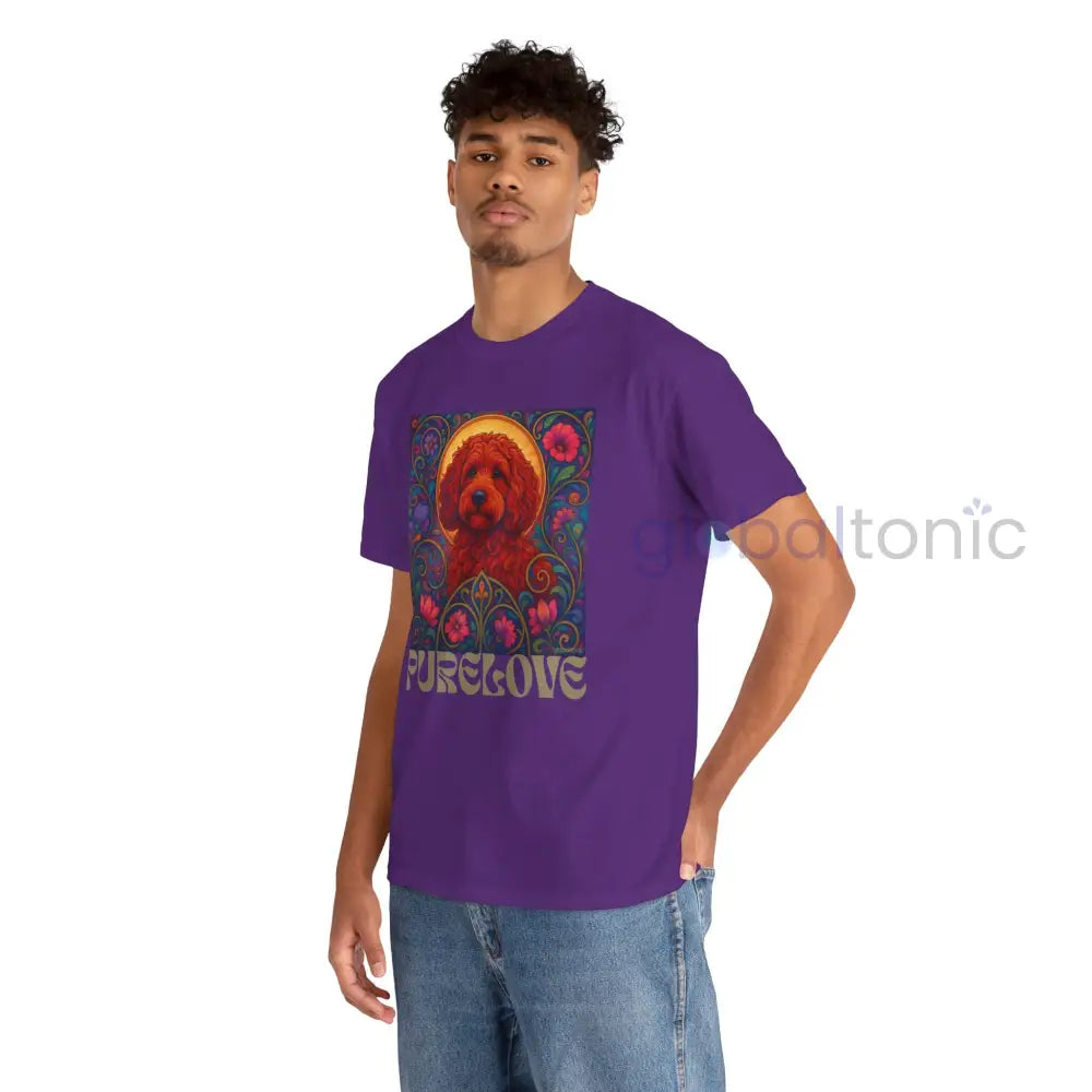 Red Cockapoo (Spoodle) Vintage Graphic T-Shirt – Unisex Cotton Tee for Dog Lovers T-Shirt