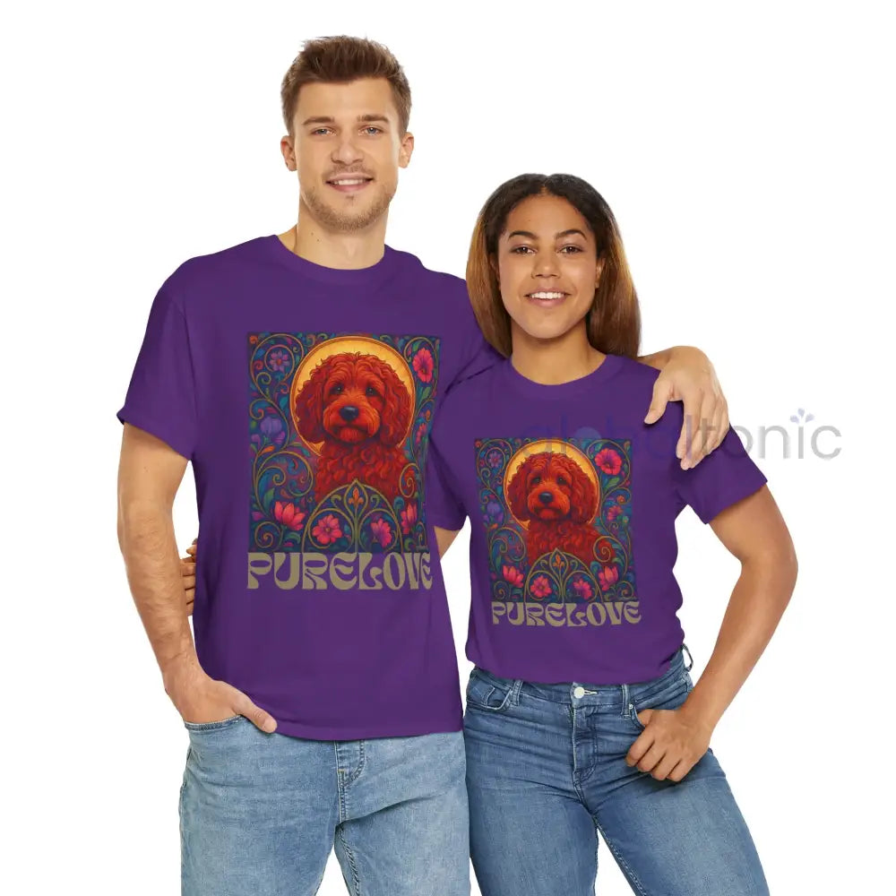 Red Cockapoo (Spoodle) Vintage Graphic T-Shirt – Unisex Cotton Tee for Dog Lovers T-Shirt