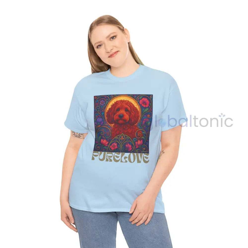 Red Cockapoo (Spoodle) Vintage Graphic T-Shirt – Unisex Cotton Tee for Dog Lovers T-Shirt